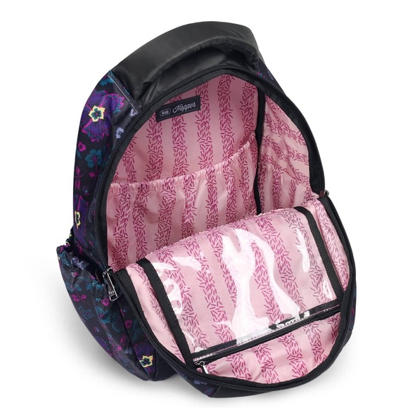 Lug Hopper Backpack in Boho Floral Black